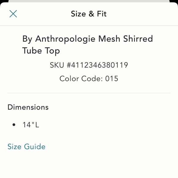 Anthropologie Mesh Shirred Tube Top Size XL Leopard Print Stretch Pullover - Picture 10 of 10